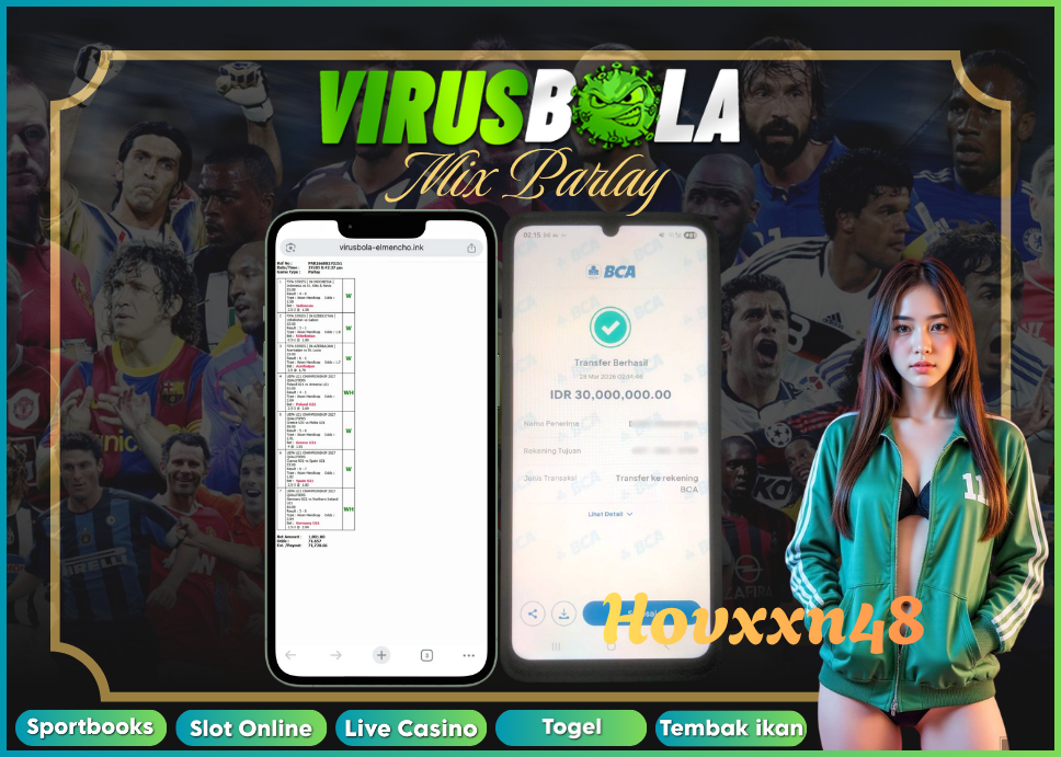 VIRUSBOLA JACKPOT SPORTBOOK Rp. 38jt – MIX PARLAY