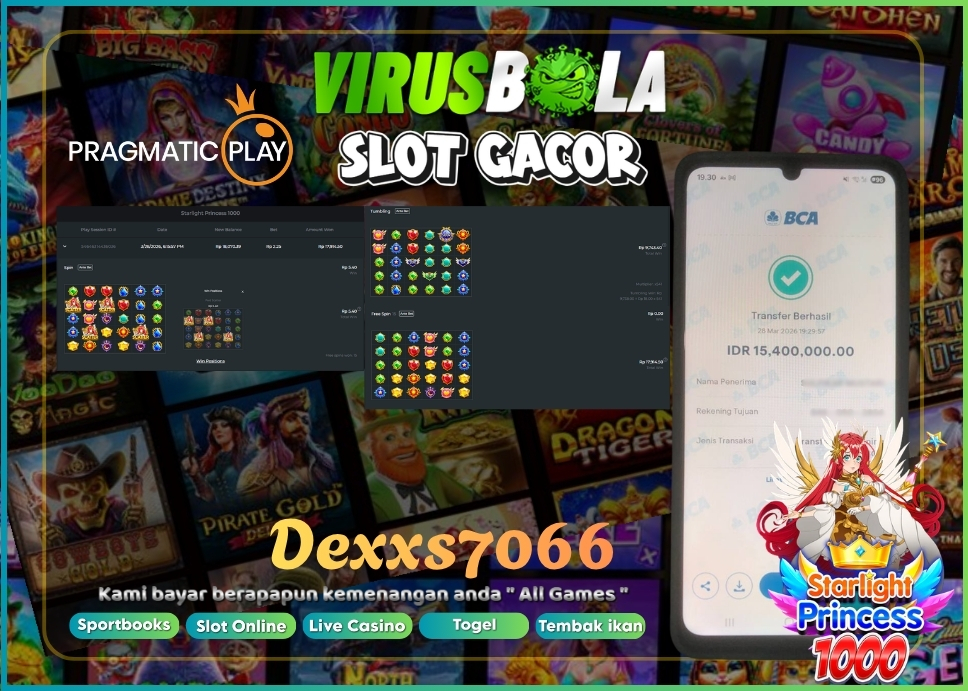 VIRUSBOLA JACKPOT PRAGMATIC PLAY Rp. 17jt – STARLIGHT PRINCESS 1000